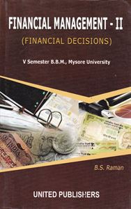 Picture of Financial Management -II For B.B.M 5th Sem Mysore V.V