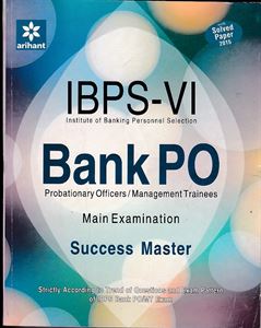 Picture of Arihant's IBPS-VI Bank PO Main Examination Success Master