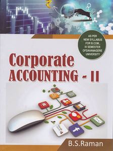 Picture of Corporate Accounting -II For B.Com 4th Sem Dav V.V