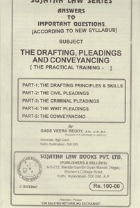 Picture of The Drafting, Pleadings And Conveyancing