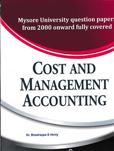 Chethana Online/Cost And Management Accounting For B.Com 2nd Sem Mys V.V