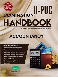 Picture of Subhas II PUC Accountancy Examinations HandBook 