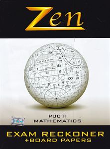 Picture of Zen II PUC Mathematics Exam Reckoner +Board Papers