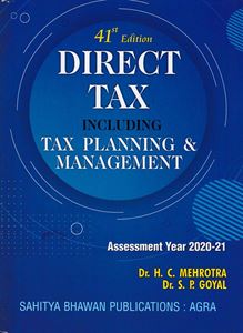 Picture of Direct Tax Including Tax Planning & Management 2020-21