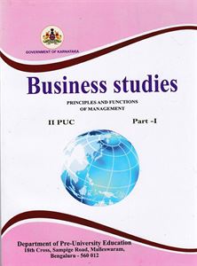 Picture of Business Studies Part 1&2 Text Book For Class IInd Puc