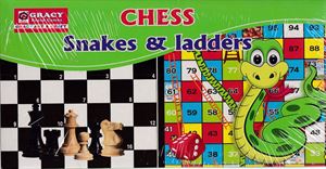 Picture of CHESS SNAKES & LADDERS
