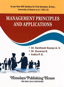 Chethana Online/Management Principles And Applications As Per New NEP ...