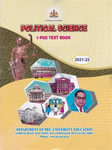Picture of Political Science Text Book For 1st Puc