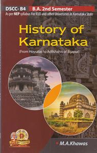 Picture of History Of Karnataka  As Per NEP Sylaabus For 2nd Sem B.A All Universities