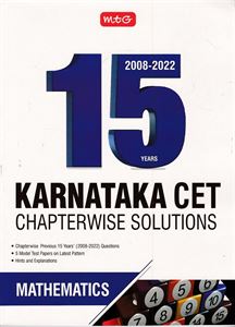 Picture of MTG 15Years Karnataka CET Chapterwise Solutions Mathematics 
