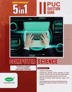 Picture of II PUC 5in1 Computer Science Guide