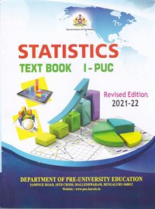 Picture of Statistics For First PUC Text Book