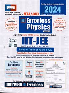 Picture of Errorless Physics IIT-JEE Main Vol 1&2