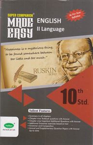 Picture of Subhas Made Easy 10th English - II Language  Guide