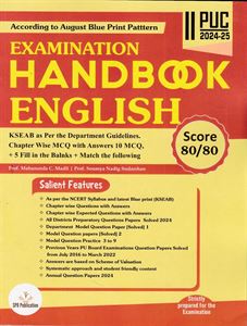 Picture of SPR Handbook English 2nd PUC 2024-25