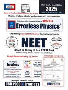 Picture of Errorless Physics For NEET Vol 1&2