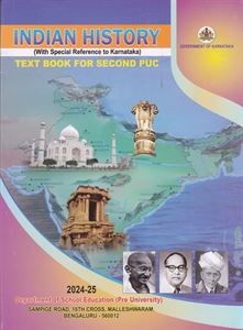 Picture of Indian History 2nd PUC Textbook