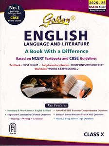 Picture of Golden English Language And Literature Class X Guide CBSE