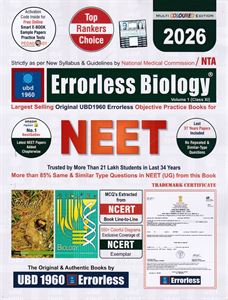 Picture of Errorless Biology For NEET Vol 1&2