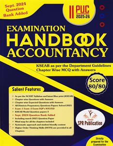 Picture of SPR II PUC Accountancy Hand Book-2025-26