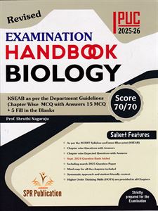 Picture of SPR Handbook Biology 1st PUC 2025-26