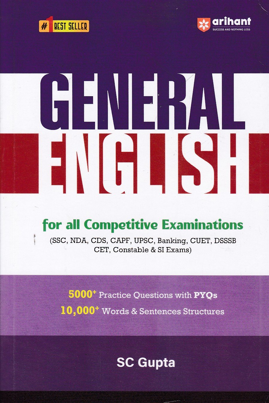 General English for All Competitive Examinations General English for SSC, NDA, CDS, CAPF, UPSC Exam's - Image 1