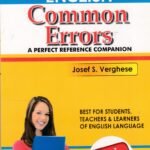 A Book of English Common Errors (A to Z Dictionary Format )