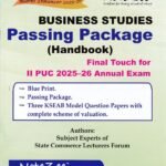Business Studies Passing Package for II PUC (Hand Book)