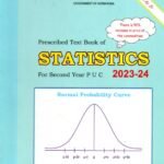 Statistics Textbook for II PUC