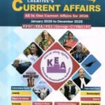 KEA Creative's Current Affairs 2026 for Competitive Exam's