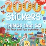 2000 Stickers Things that Go