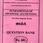 Fundamental of Financial Accounting for 1st Sem B.Com QB