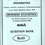 Business Statistics for 4th Sem B.Com & 2nd Sem BBA QB