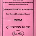 Advanced Financial Accounting for 2nd Sem B.Com QB