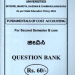 Fundamentals of Cost Accounting for 2nd Sem B.Com QB