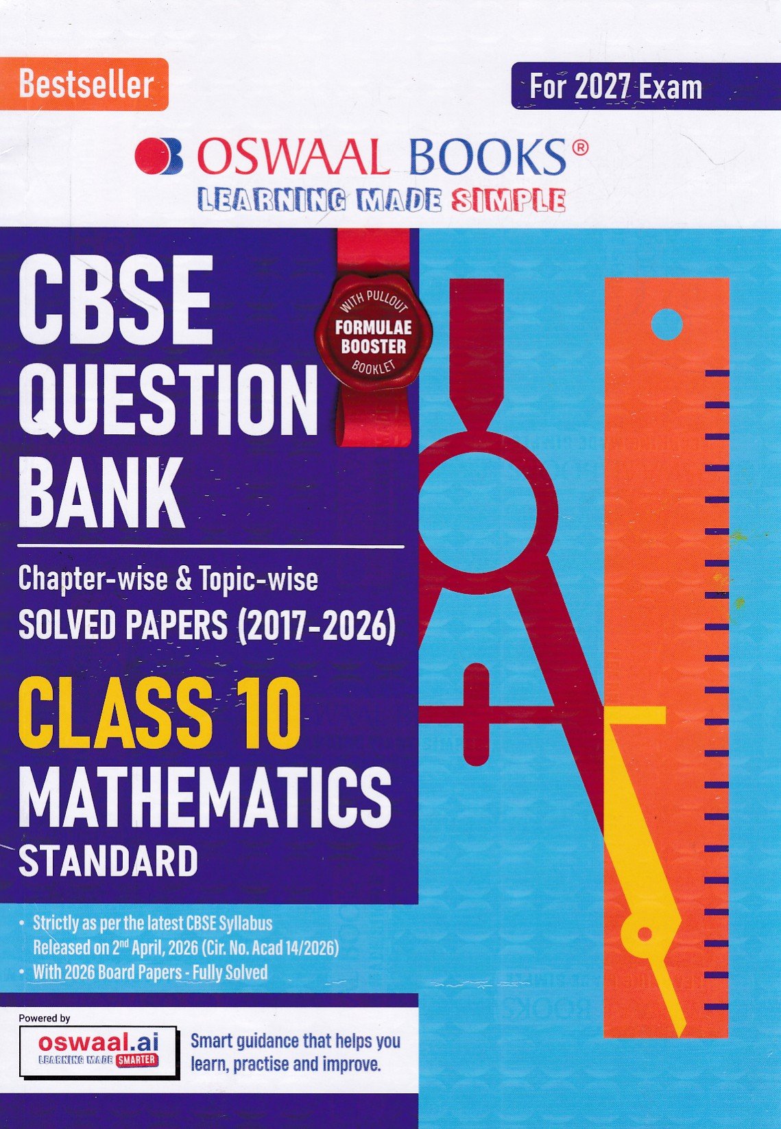 IMG_20260527_0002 Oswaal Mathematics Standard CBSE Question Bank Guide for Class 10th - Image 1